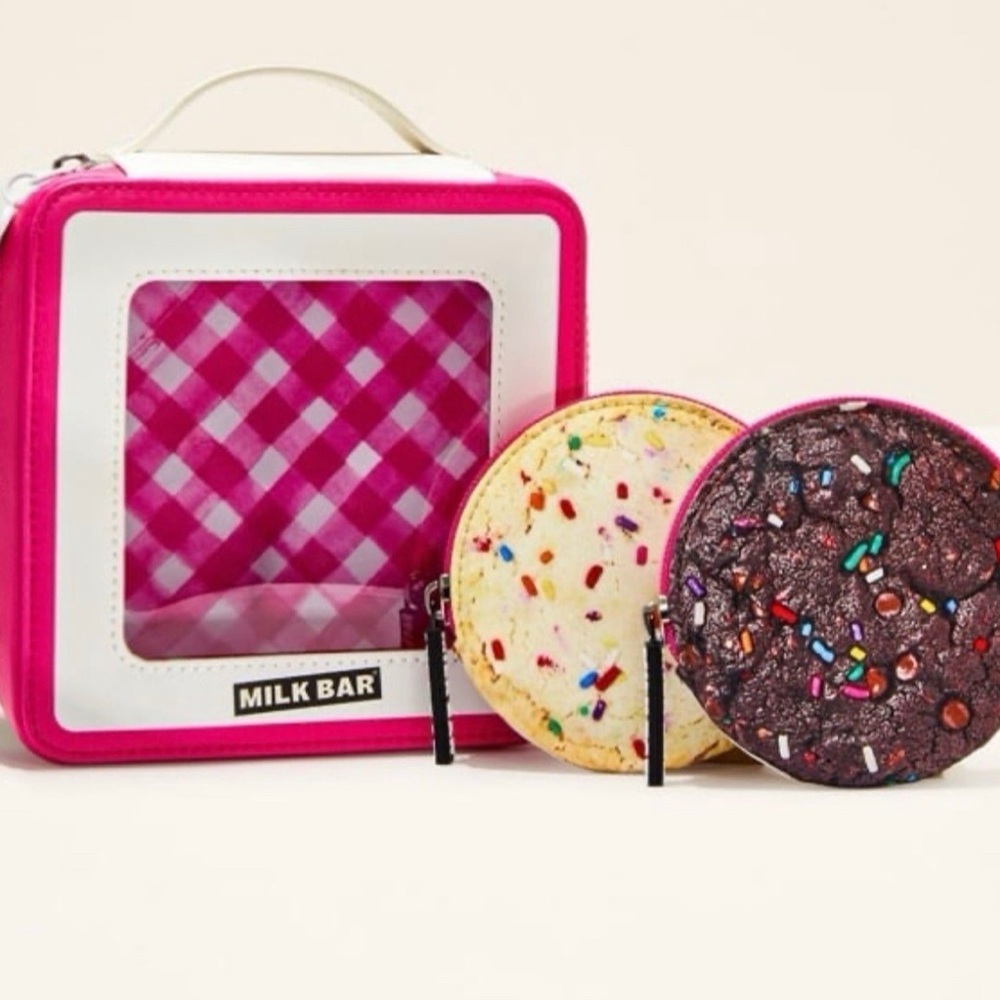 Bath & Body Works X MILK BAR Collaboration Cosmetic Bag with Two Coin Purses